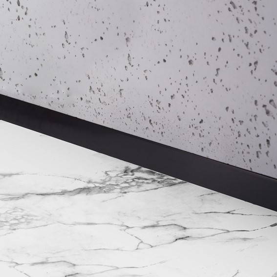 Listwa Brodzikowa Czołowa 120cm Czarny