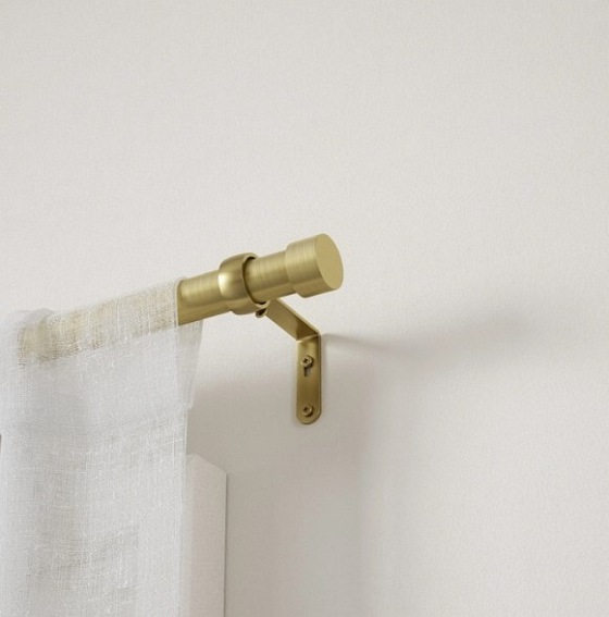 Pojedynczy Karnisz CAPPA 91-168 cm Złoty