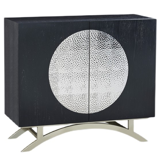 Komoda STILIG ST832 Czarny/Chromowany