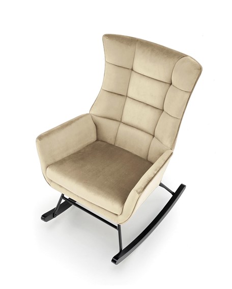Fotel Bujany BAZALTO Beżowy
