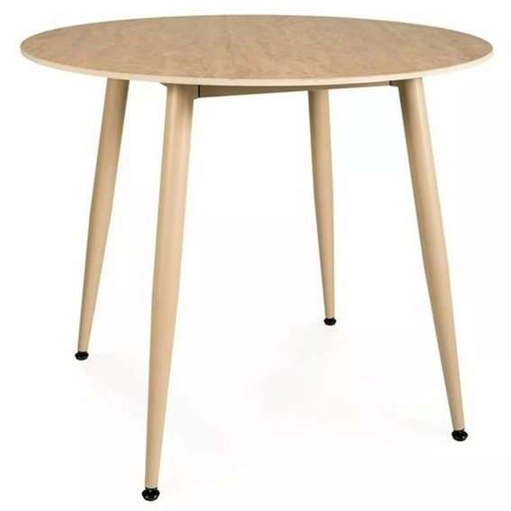 Stół RION Fi90cm Beż Mat/Kaszmir