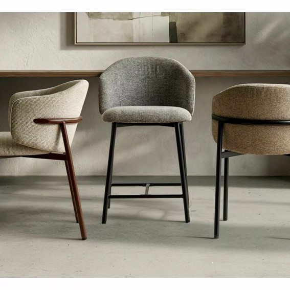 Krzesło OSAKA D Jasny Beż/Orzech