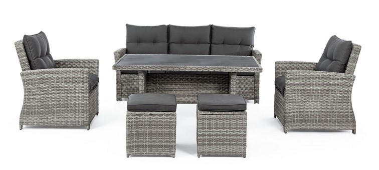 Zestaw Mebli Ogrodowych ARIEL Szary