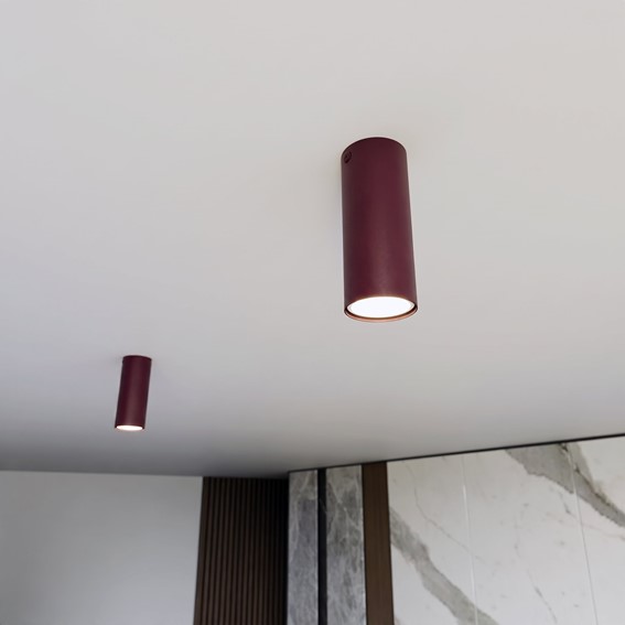 Lampa Sufitowa TECNO 1S Burgundowy