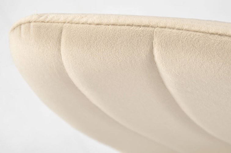 Krzesło SOFIA Welur Czarny/Beżowy