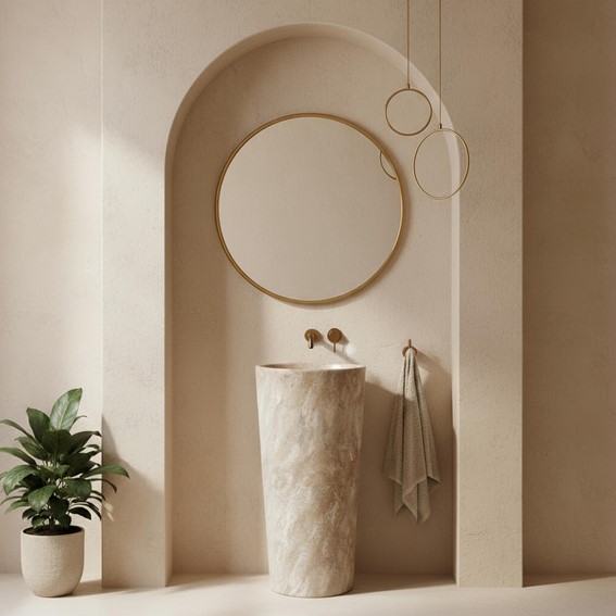 Wieszak Łazienkowy TOMI 5805 Miedź Szczotkowana