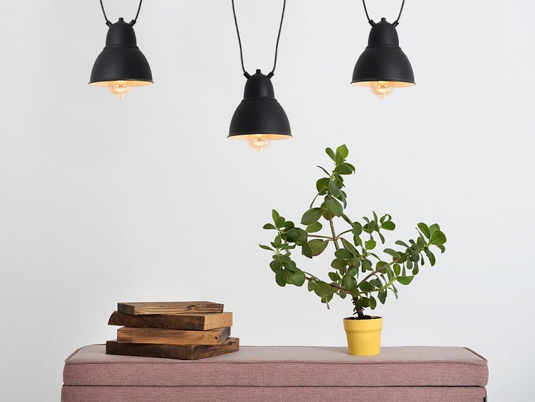 Lampa wisząca COBEN 3 Czarny