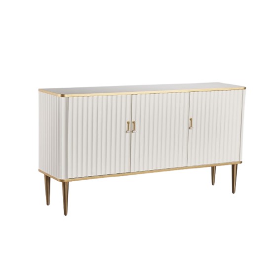 Komoda STILIG ST313A Beżowy/Złoty