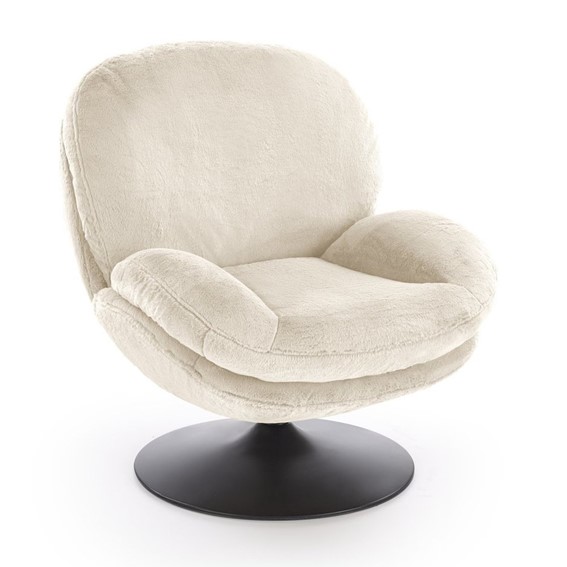 Fotel Wypoczynkowy SHELL Kremowy