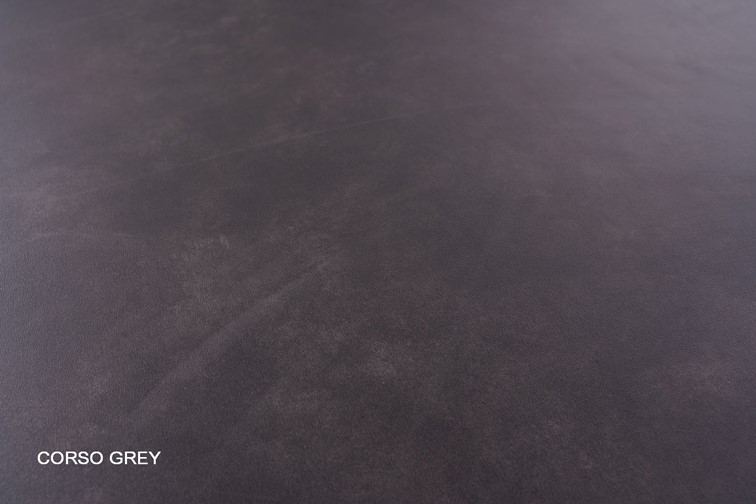 Stół Rozkładany PORTO (120-160)x120 Czarny/Ciemny Szary Efekt Marmuru