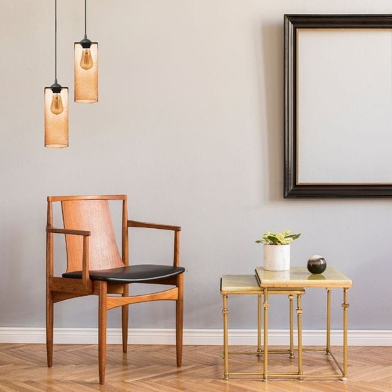 Lampa Wisząca VELISSA 1L Czarny