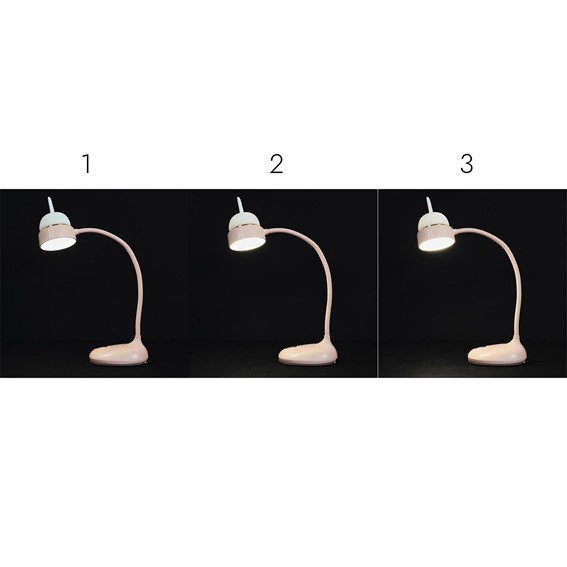 Lampka Na Biurko CAT LED Różowy