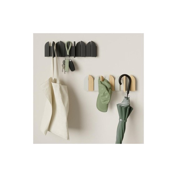 Wieszak Ścienny SALOON Czarny