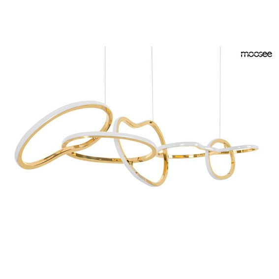 Lampa Wisząca JAZZ 6 Złoty/Biały