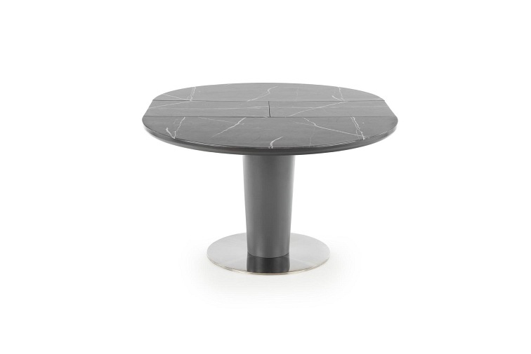 Stół Rozkładany Ricardo 120x120 Ciemny Popiel