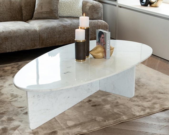 Stolik Kawowy BRANDON Biały