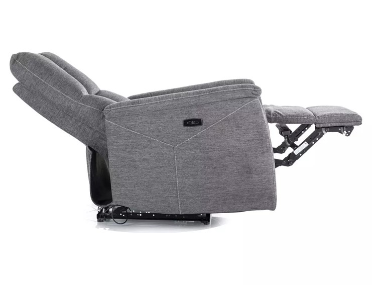 Fotel Rozkładany NEPTUN Brego Ciemny Szary/Czarny