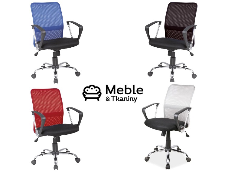 Fotel Obrotowy Q-078 Czarny