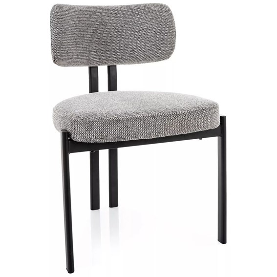 Krzesło MISAKI Szary/Czarny Mat