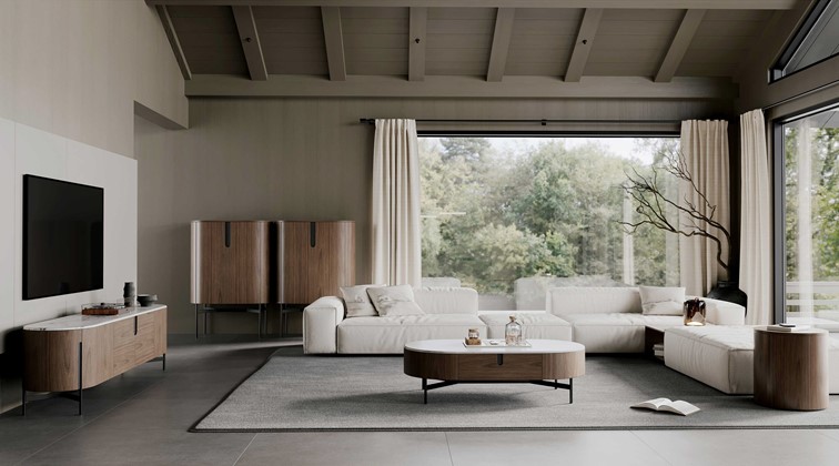 Komoda SILARIO SA08 Brązowy