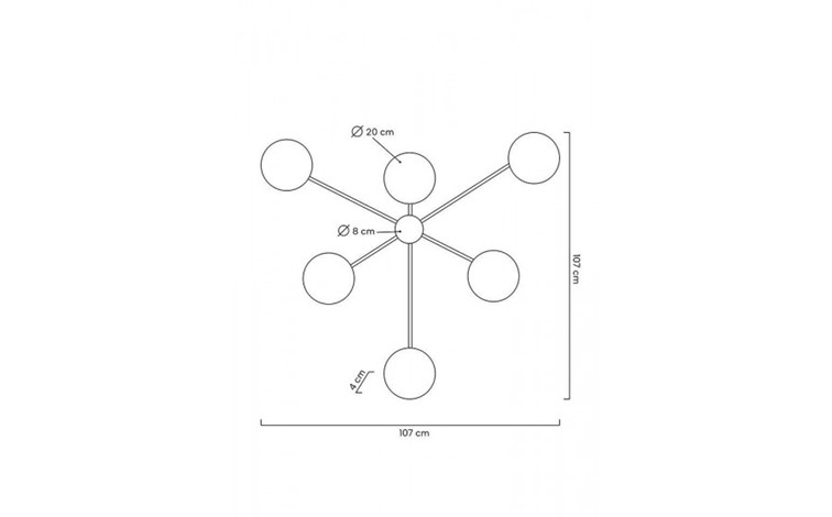 Lampa Ścienna SHADOW 6 Czarny