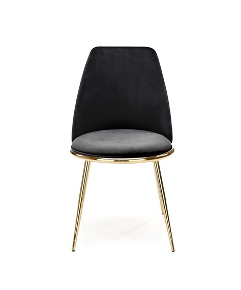 Krzesło K460 Złoty/Czarny