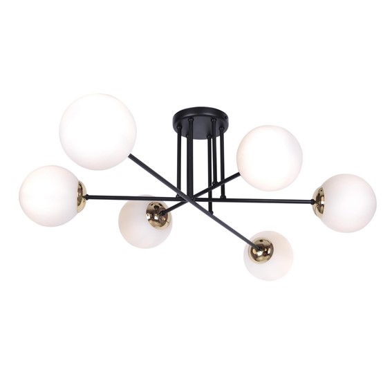 Lampa Sufitowa ISLA K-4915 Czarny/Patyna/Biały Matowy