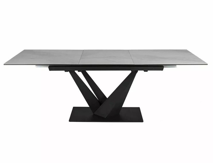 Stół SORENTO Ceramic Nature Cloud (160-220)x90 Czarny/Biały