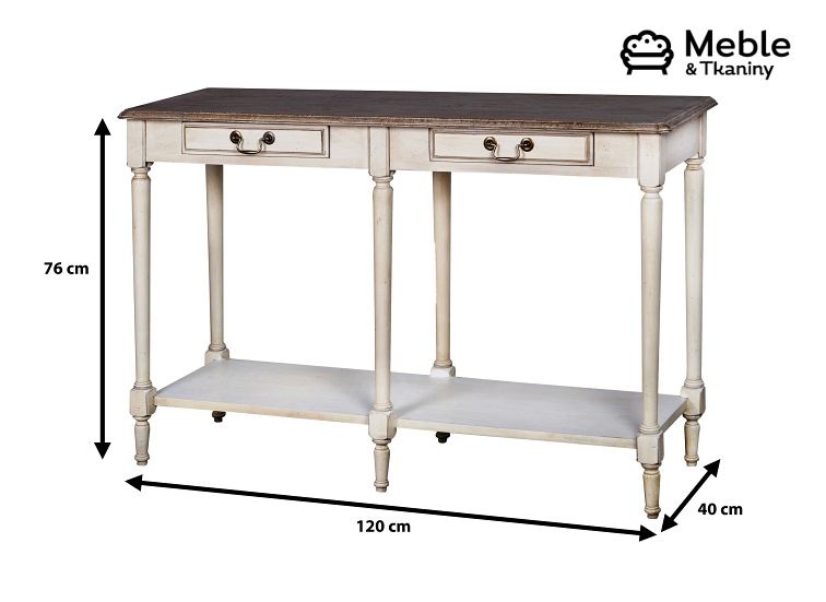 Limena 830 Toaletka francuska z półką