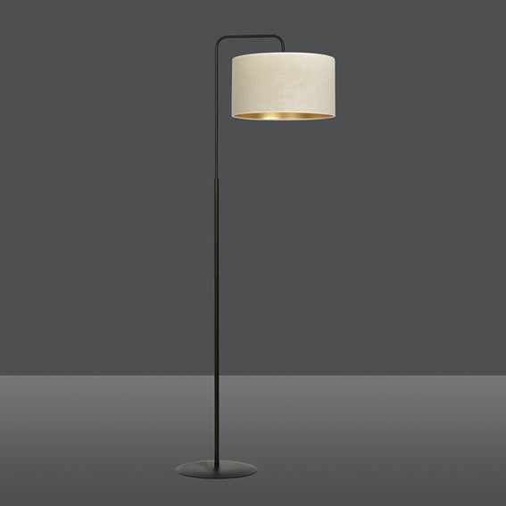 Lampa Podłogowa HILDE LP1 Czarny/Biały