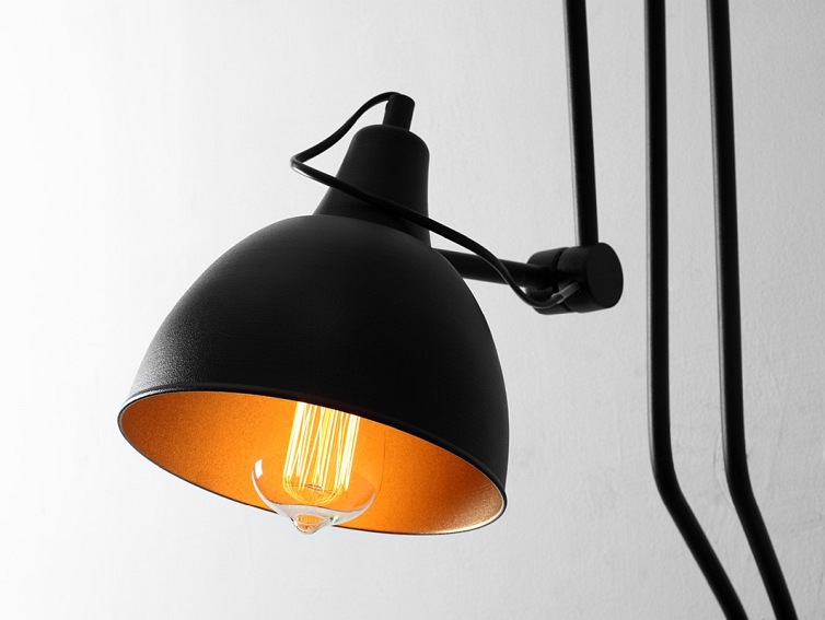 Lampa ścienna COBEN WALL 2 – czarny