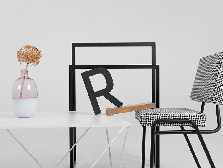 Stolik Kawowy DARYL METAL 80 Biały