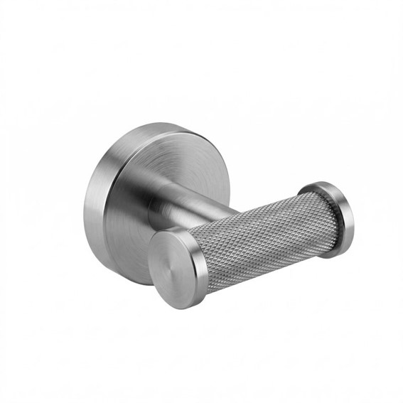 Wieszak Podwójny 6612 MODERN Nikiel Szczotkowany