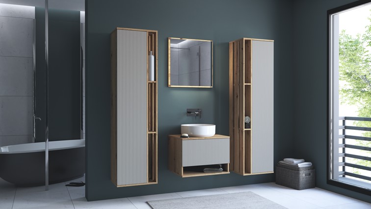 Szafka Pod Umywalkę AVIOLA 60/1S Dąb Artisan