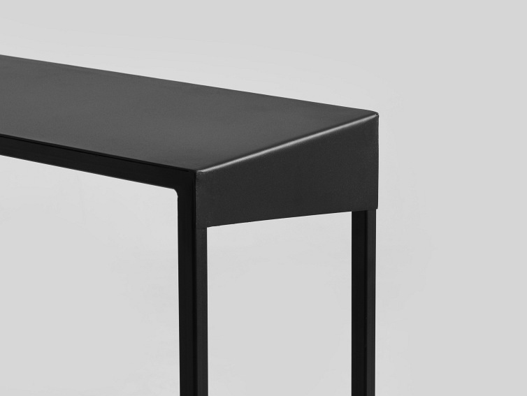 Konsola OBROOS METAL 100x30 Czarny