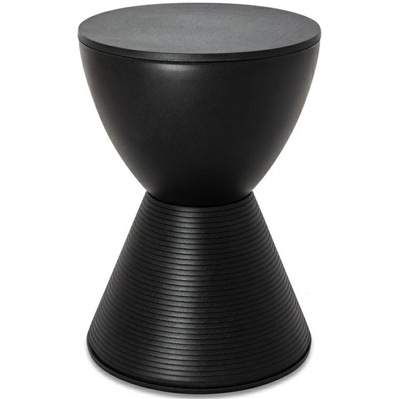 Stołek TAMBURO 43cm Czarny