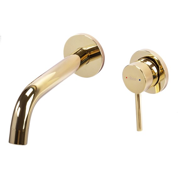 Bateria Umywalkowa Podtynkowa OWEN Złoty