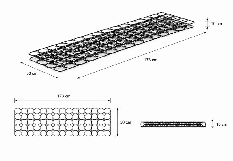Bonell Formatka 173x50x10