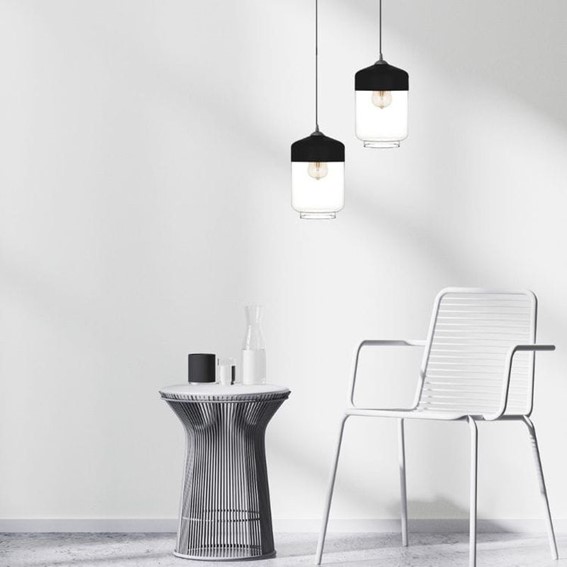 Lampa Wisząca VALENTINA 1B Czarny