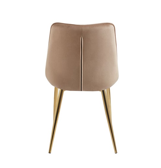 Krzesło Velvet J262-1 Cappuccino/Złoty
