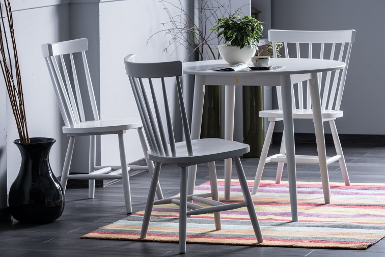 Stół Okrągły LARSON fi90 Biały