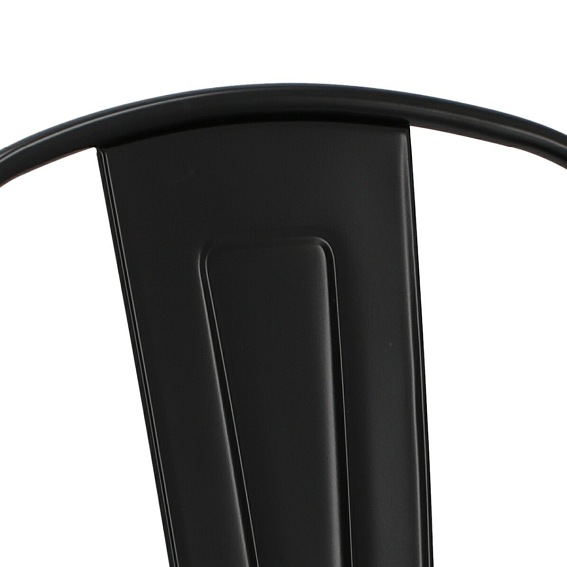 Hoker PARIS BACK Short 75cm czarny insp.Tolix