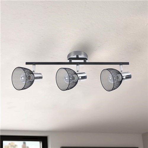 Listwa RONI 3 Czarny/Chrom