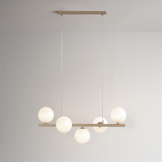 Lampa Wisząca ARDI K-5841 Biały/Beż