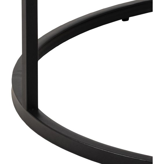 Stolik Kawowy SPIRO Biały/Czarny