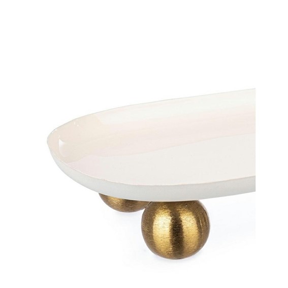 Taca Dekoracyjna DONYA 29 cm Biały