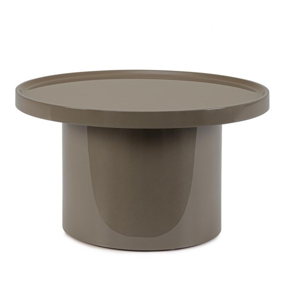 Stolik Kawowy OTILIA Fi70cm Brązowy