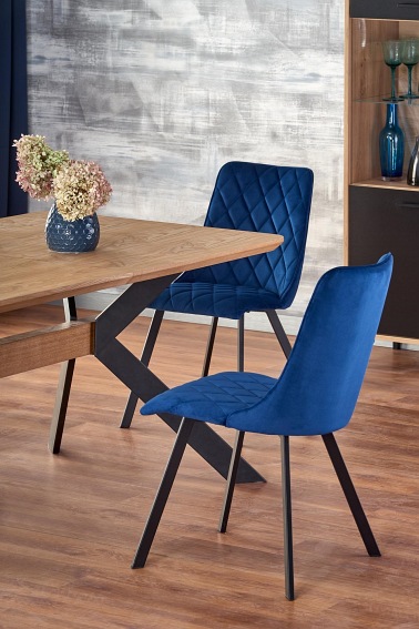 Stół Rozkładany Bacardi 90x160 Dąb/Czarny