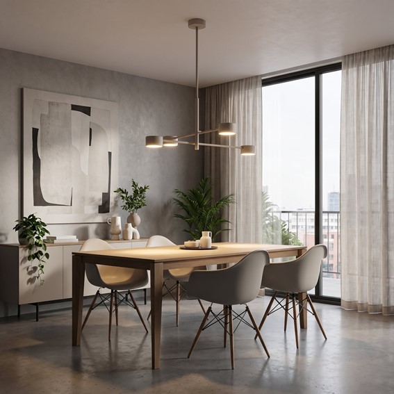 Lampa Sufitowa NATSU 4 Beżowy