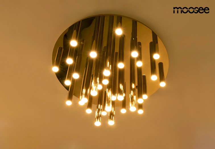 Lampa Sufitowa/Plafon ORGANO 60 Złoty